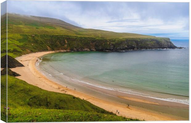 Donegal, The Silver Strand  Canvas Print by Margaret Ryan