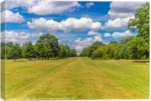 London, Canons Park Canvas Print by Margaret Ryan