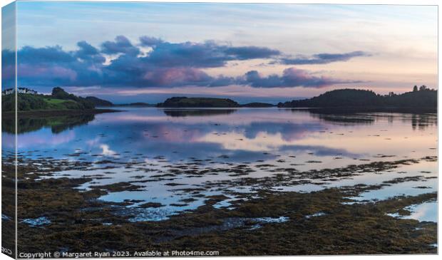 Donegal Bay at Sunset Canvas Print by Margaret Ryan