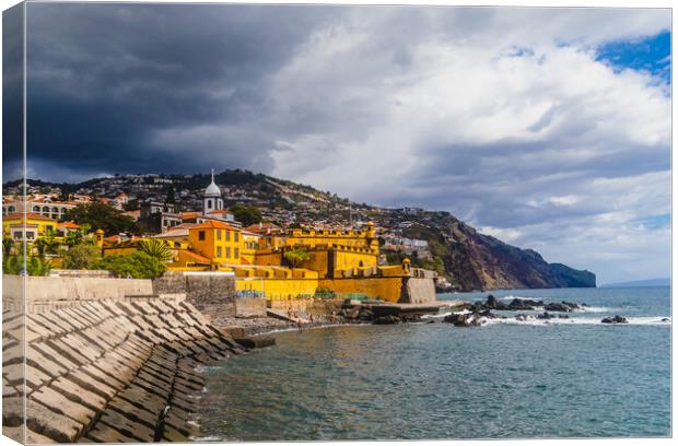 Sao Tiago Beach Canvas Print by Margaret Ryan