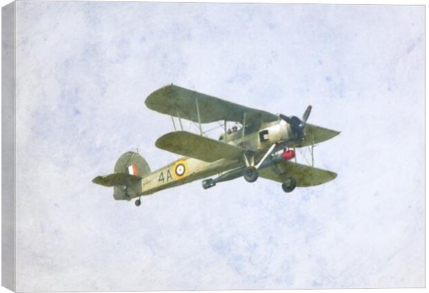 Fairey Swordfish Torpedo Bomber Canvas Print by Antony Robinson