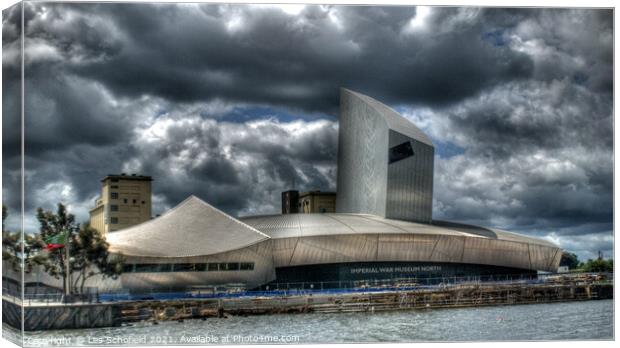 Salford Imperial war Museum Canvas Print by Les Schofield