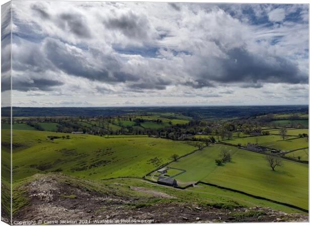 Peak District View Canvas Print by Cassie Jackson