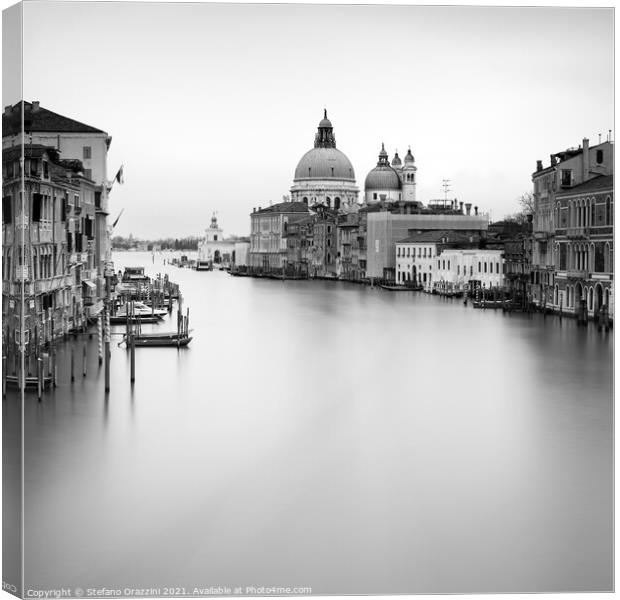 Venice, Canal Grande and S.Maria della Salute (2010) Canvas Print by Stefano Orazzini