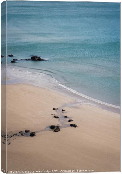 Tranquility at Marloes Sands Canvas Print by Marcus Woodbridge