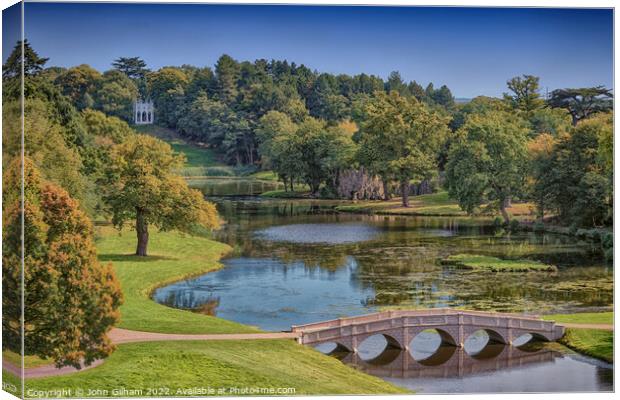 English Country Park Canvas Print by John Gilham