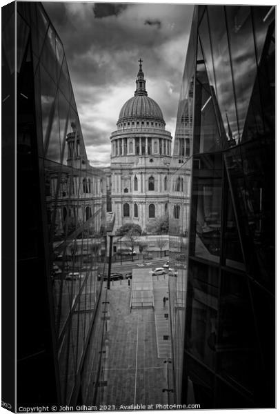 St Pauls Cathedral London Canvas Print by John Gilham