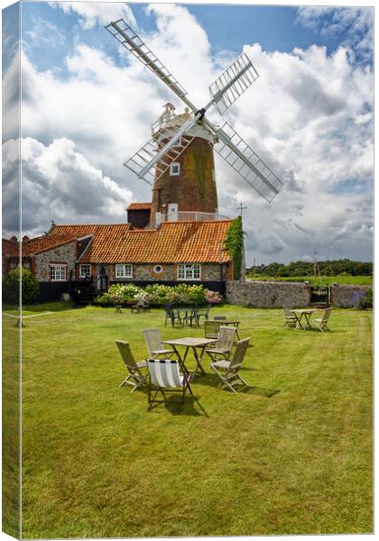 Cley Windmill, Cley, Next the Sea, Norfolk, England UK Canvas Print by John Gilham