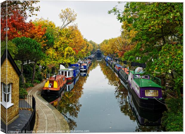 Autumn Romance on the Regent Canvas Print by Dudley Wood