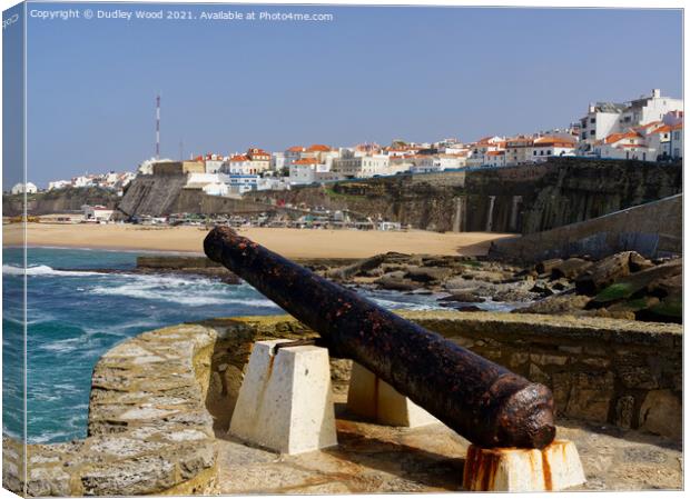 Majestic View of Ericeira Beach Canvas Print by Dudley Wood