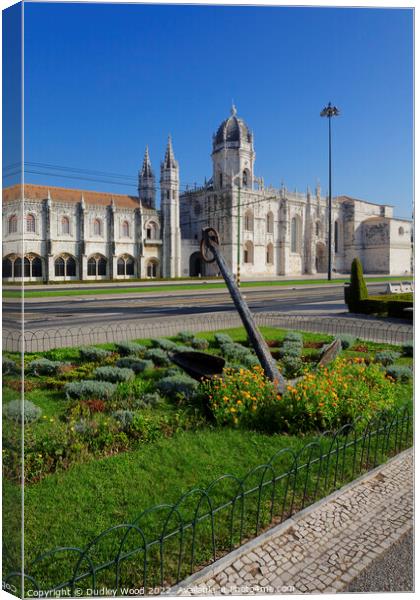 Majestic Jeronimos Monastery Canvas Print by Dudley Wood