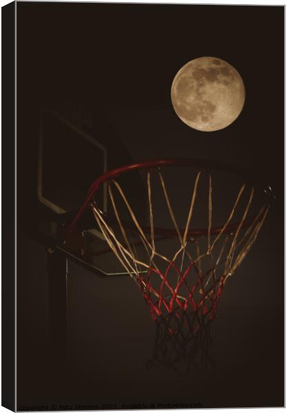 Shoot for the moon Canvas Print by Pete Stevens