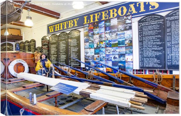 Whitby Lifeboat Museum Yorkshire Canvas Print by martin berry