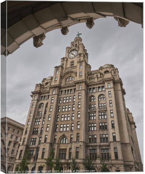 Royal Liver Building Canvas Print by Christopher Murratt