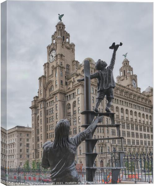 Liverpool Blitz Memorial Canvas Print by Christopher Murratt