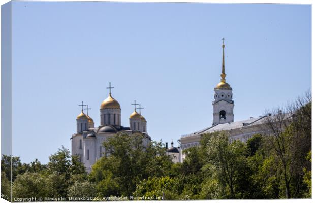 Uspensky Cathedral in the city of Vladimir, central Russia  Canvas Print by Alexander Usenko