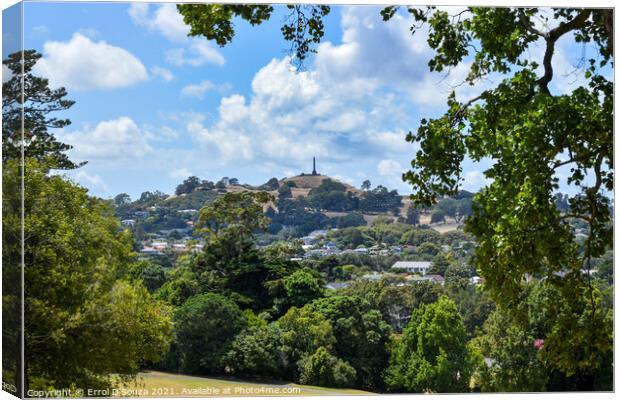One Tree Hill in Auckland, New Zealand Canvas Print by Errol D'Souza