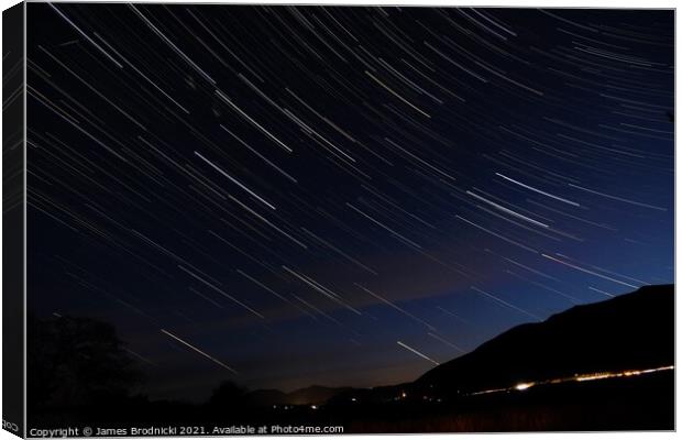 Lake District Stars Canvas Print by James Brodnicki