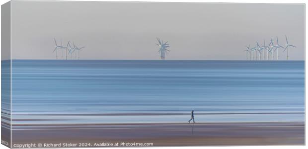 Power Walk Canvas Print by Richard Stoker