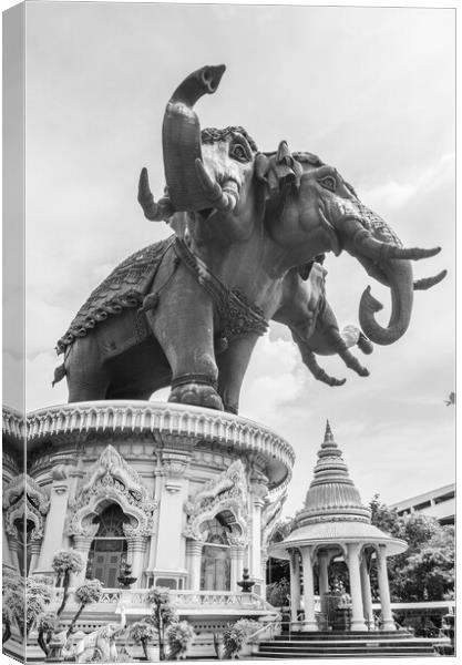 Erawan museum in Bangkok Thailand Southeast Asia Canvas Print by Wilfried Strang