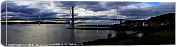 North Queensferry Harbour  Canvas Print by Tim Shaw