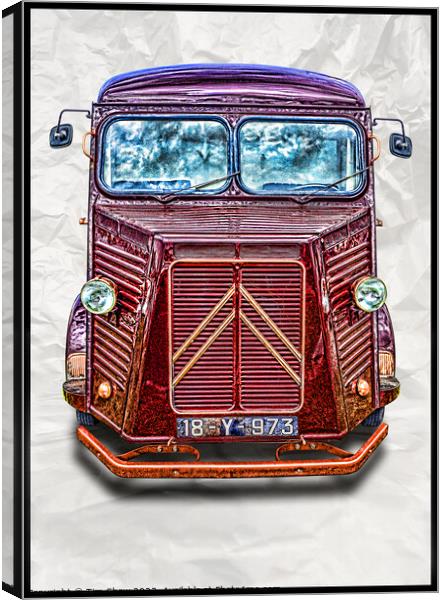 classic French commercial Van   Others  Canvas Print by Tim Shaw