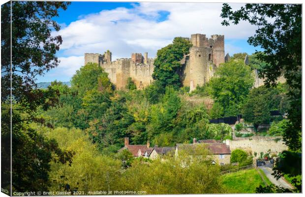 Ludlow Castle Canvas Print by Brett Gasser