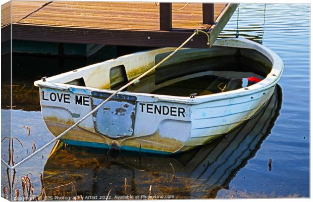 Love Me Tender Sinking Canvas Print by GJS Photography Artist