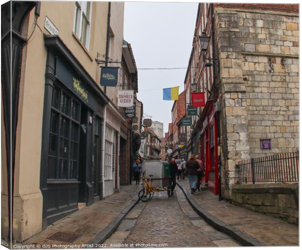 The Shambles Canvas Print by GJS Photography Artist