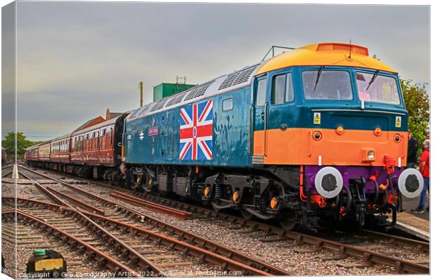 Mid Norfolk Railway’s County of Essex Livery Canvas Print by GJS Photography Artist