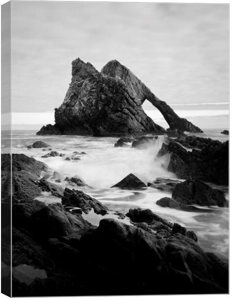 Bow fiddle rock Canvas Print by Andrew Bishop