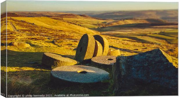 The Millstones Canvas Print by philip kennedy