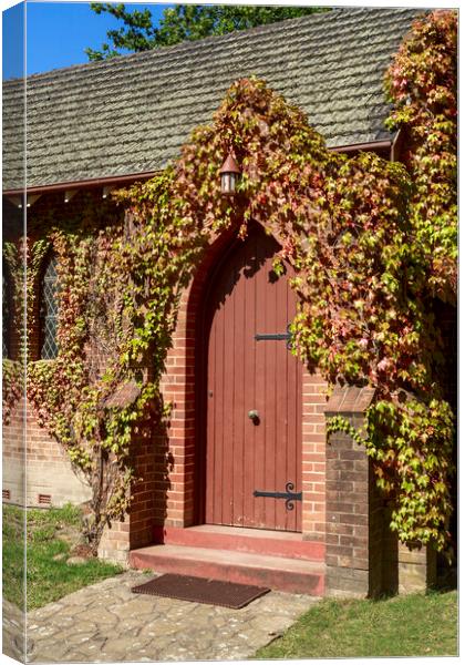 Gostwyck Chapel - All Saints Anglican Church Canvas Print by Antonio Ribeiro