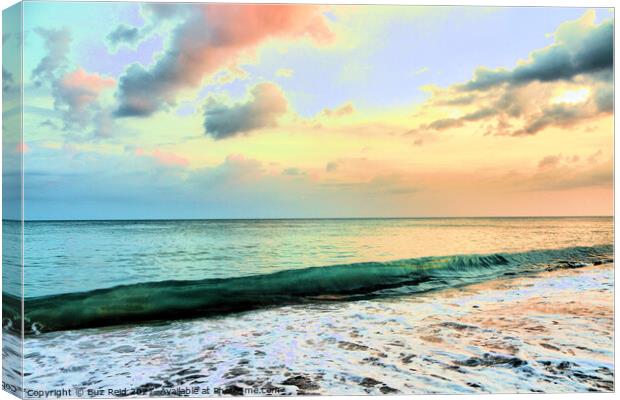 Endless Beach Sunset, Eternal Bliss from Panama Canvas Print by Buz Reid