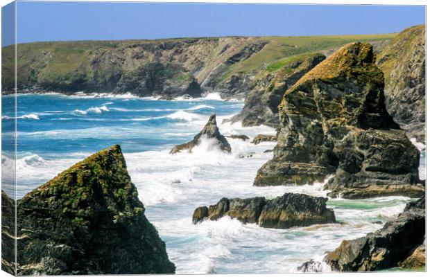 Wild Atlantic Canvas Print by Geoff Tydeman