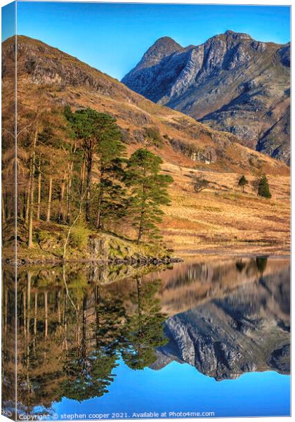 Outdoor mountain Canvas Print by stephen cooper