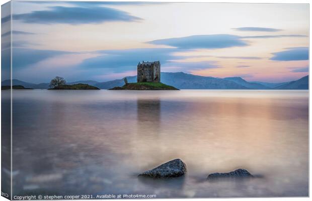  Castle Stalker Canvas Print by stephen cooper