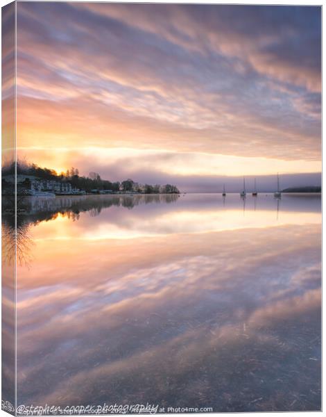 tranquil  Canvas Print by stephen cooper