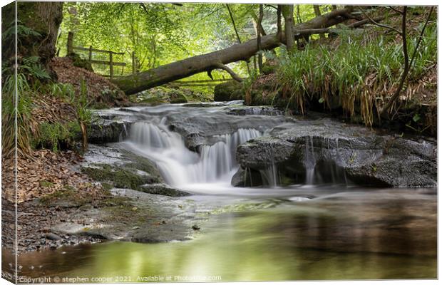 Outdoor water Canvas Print by stephen cooper