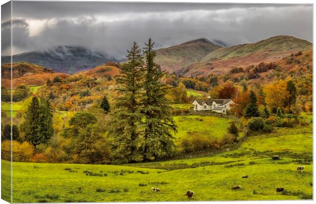 Autumn in the Lakes Canvas Print by Jack Marsden