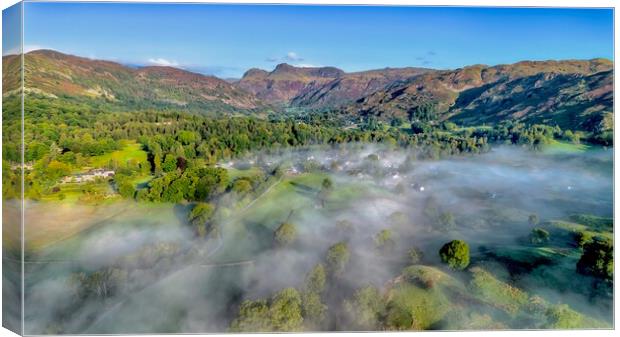 Early morning in Elterwater Canvas Print by Jack Marsden