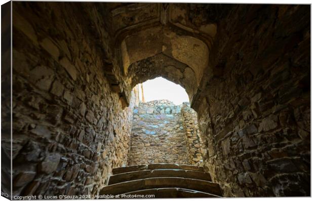 Building arch Canvas Print by Lucas D'Souza