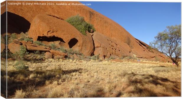 Ayers rock Canvas Print by Daryl Pritchard videos