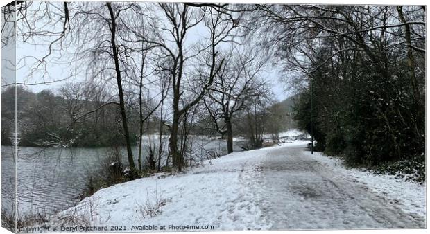 Bathpool park in winter Canvas Print by Daryl Pritchard videos