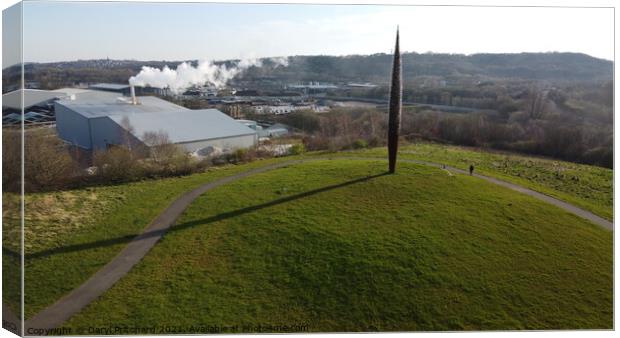 Golden tunstall stoke on trent  Canvas Print by Daryl Pritchard videos