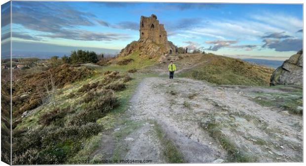 Mow cop and winter sky Canvas Print by Daryl Pritchard videos
