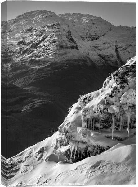 Ice Mountain Canvas Print by Ivor Bond
