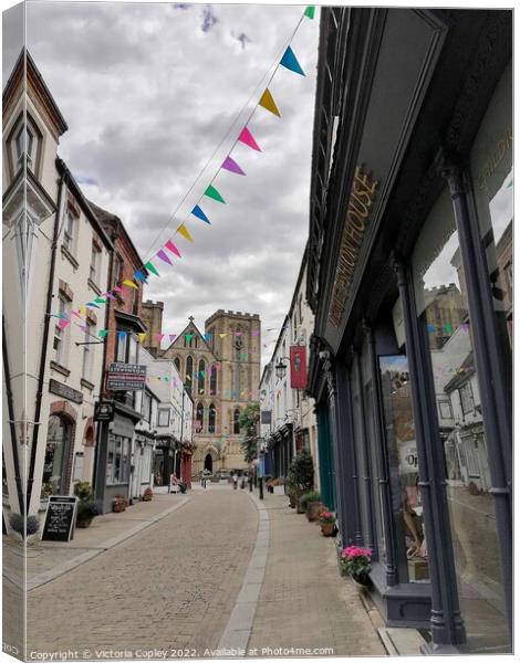 Ripon Cathedral Canvas Print by Victoria Copley