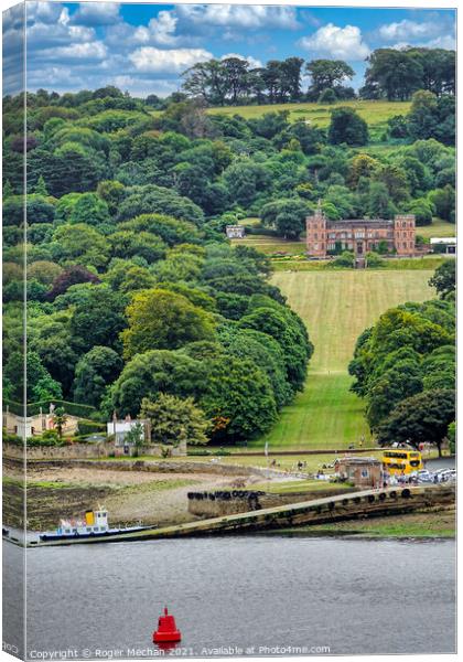 Serenity in Mount Edgcumbe Canvas Print by Roger Mechan