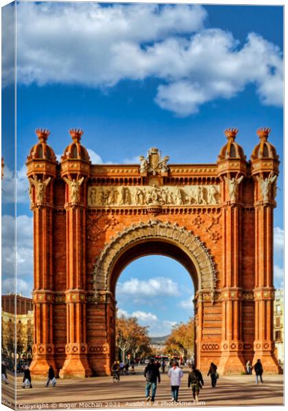 Gateway to the Grande Exhibition Canvas Print by Roger Mechan